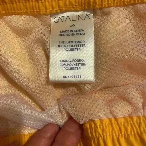 Catalina Gold swim shirts with lining. Men’s size large - Picture 2 of 5